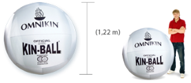 Kin-ballová lopta priemeru 122 cm