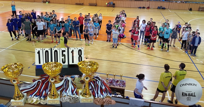Prvý celoslovenský medziškolský turnaj v kin-balle 2018